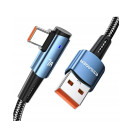 Przewód kątowy ESSAGER® Szybkie Ładowanie 100W 7A USB Typ A - USB Typ C 2 metry